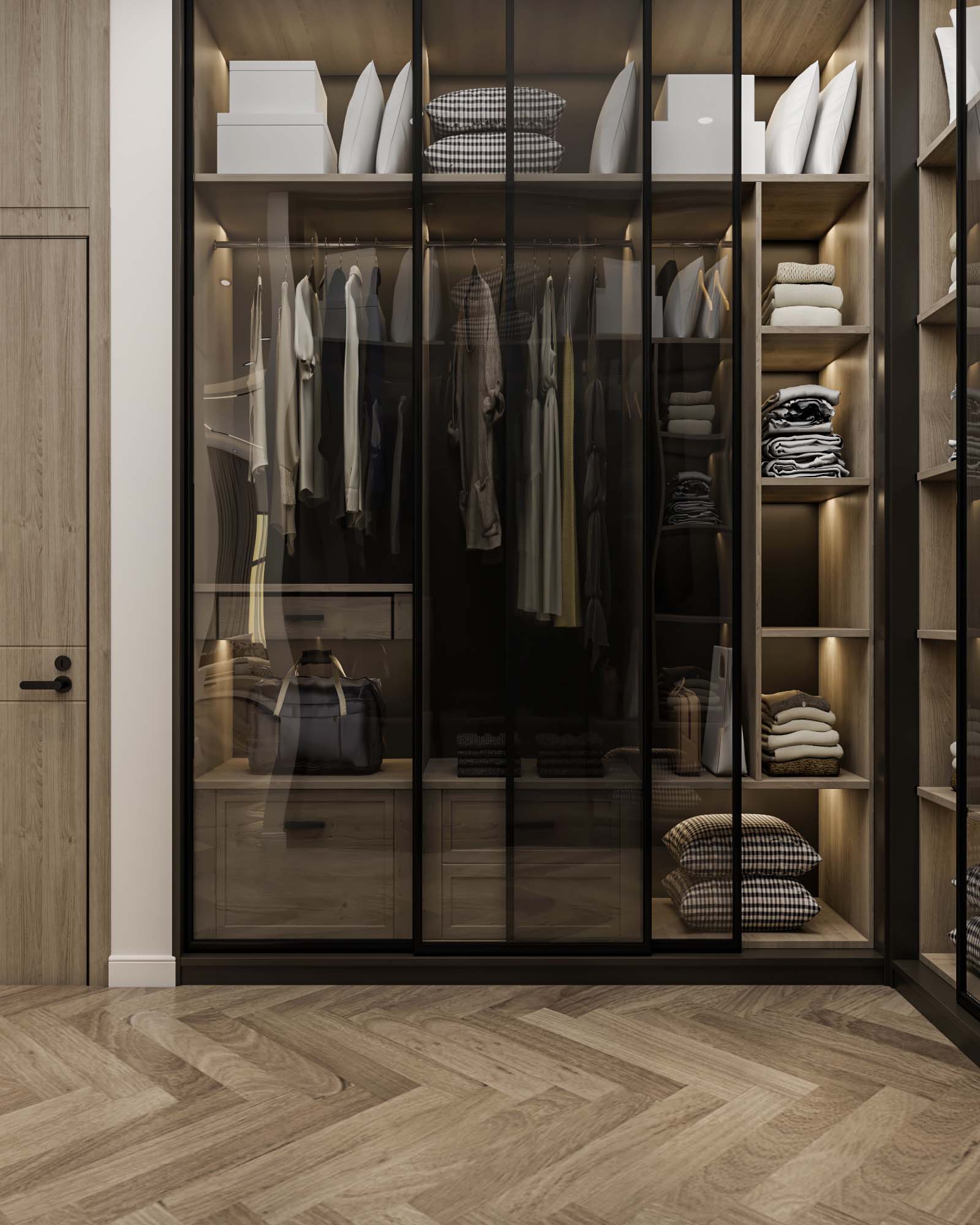 تصميم منطقة استحمام مع بانيو مستقل وجدران رخامية من إيماج جروب